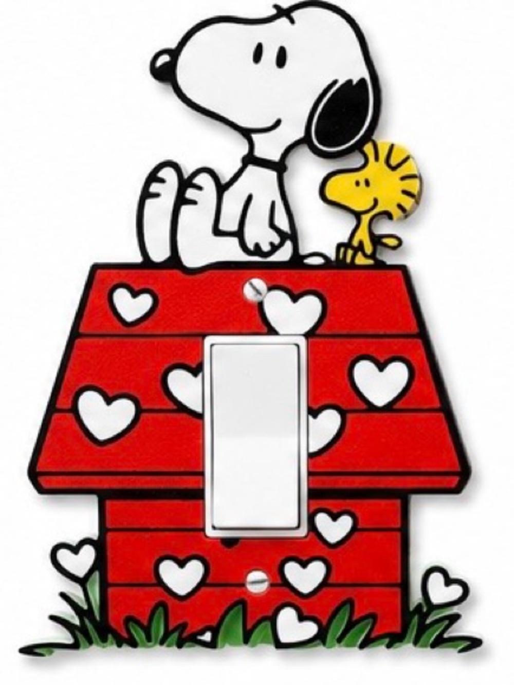 2/$25 3D Printed Snoopy & Woodstock Light Switch Cover Peanuts Wall Plate